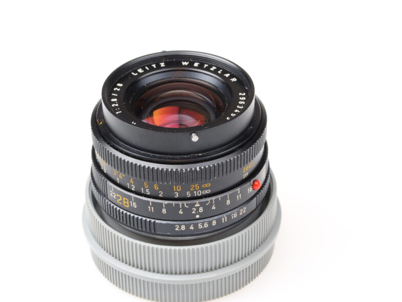 Leica Elmarit R 28mm f2.8 3CAM yellow 28 Objektiv lens Leitz 98395 – Bild 4