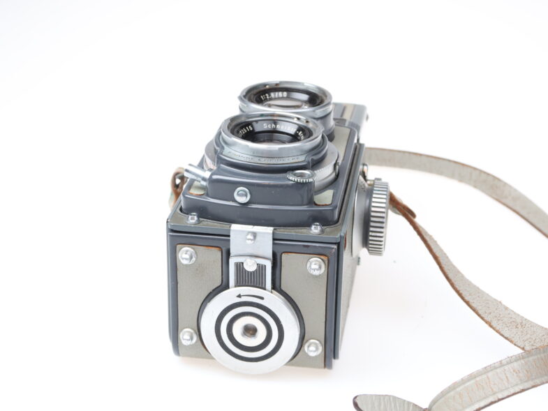 Rollei Rolleiflex 4x4 Baby Kamera camera grey Schneider Xenar 60mm f3.5 Objektiv lens 98432 - Image 7
