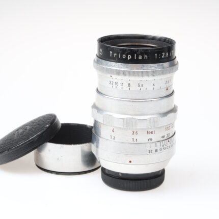 Meyer Görlitz Trioplan 100mm f2.8 red V Objektiv