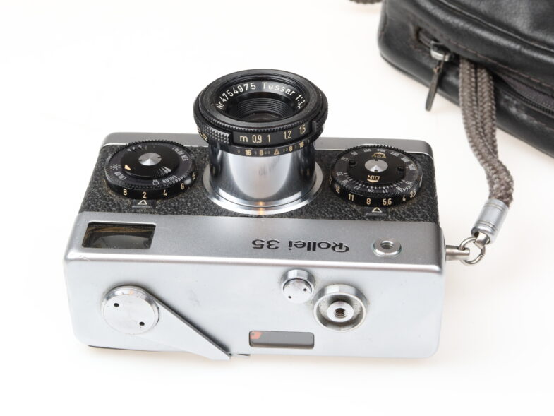 Rollei 35 Kamera camera made in Germany Zeiss Tessar 40mm f3.5 Objektiv lens 98427 – Bild 5