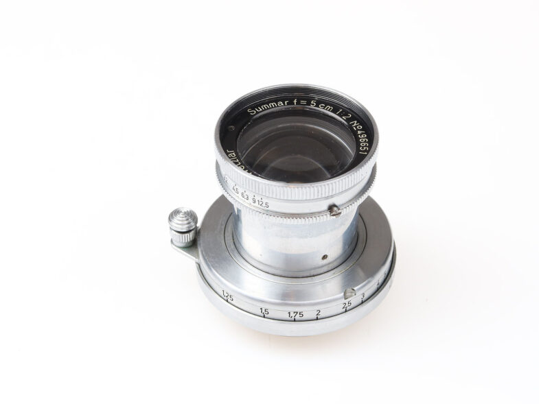 Leica Summar 50mm f2 Objektiv lens M39 Anschluss mount Leitz 98180 – Bild 2