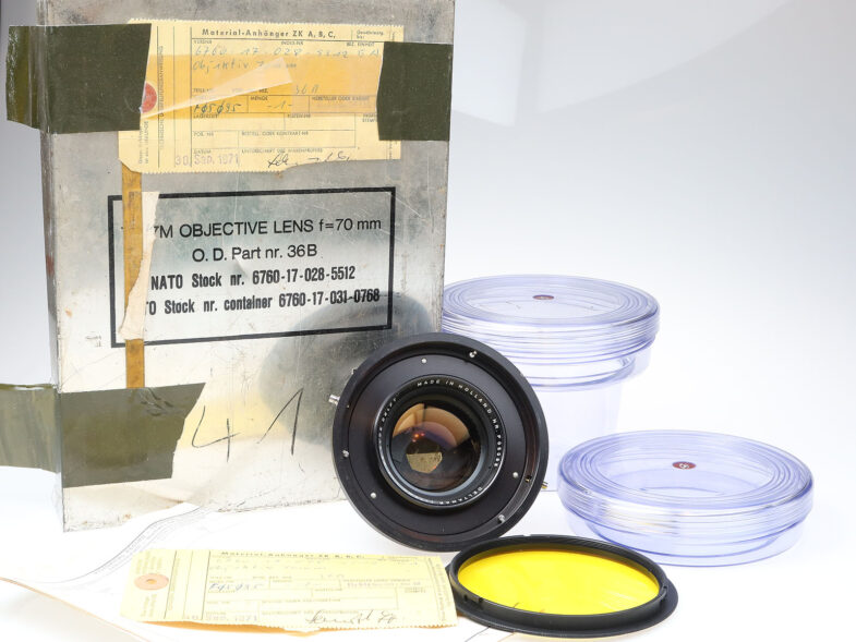 Deltamar 70mm 1.6 De oude Delft rare lens NATO