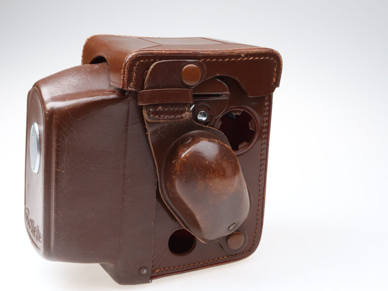 Rolleiflex Tele Strap ear Tasche Leder Case Bereitschaftstasche 98279 – Bild 2