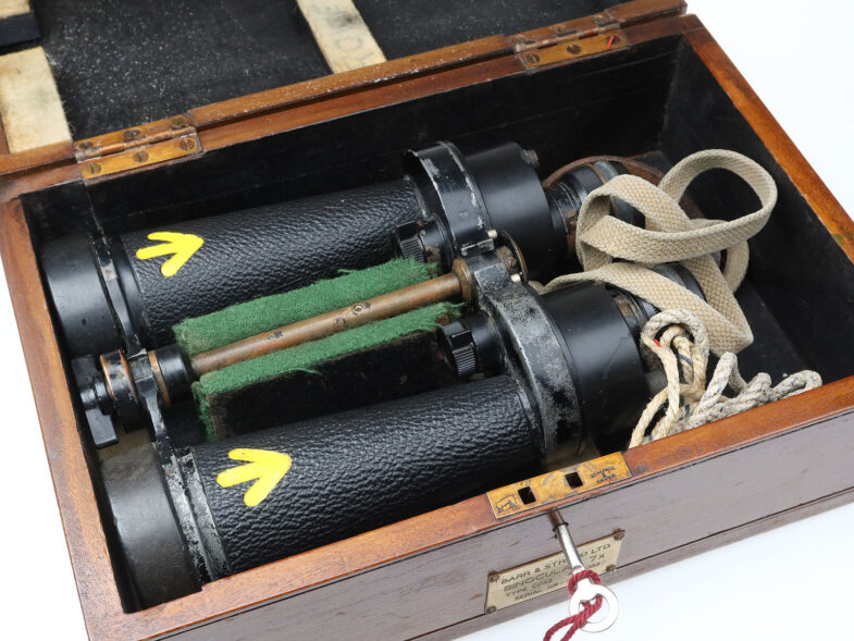 Barr & Stroud Ltd. 7x CF42 Royal Navy Fernglas binoculars WWII Militär 98291 – Bild 8