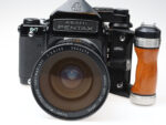 Pentax 6x7 Holzgriff Kamera camera Takumar 55mm f3.5 Objektiv lens 98169/98168 – Bild 2