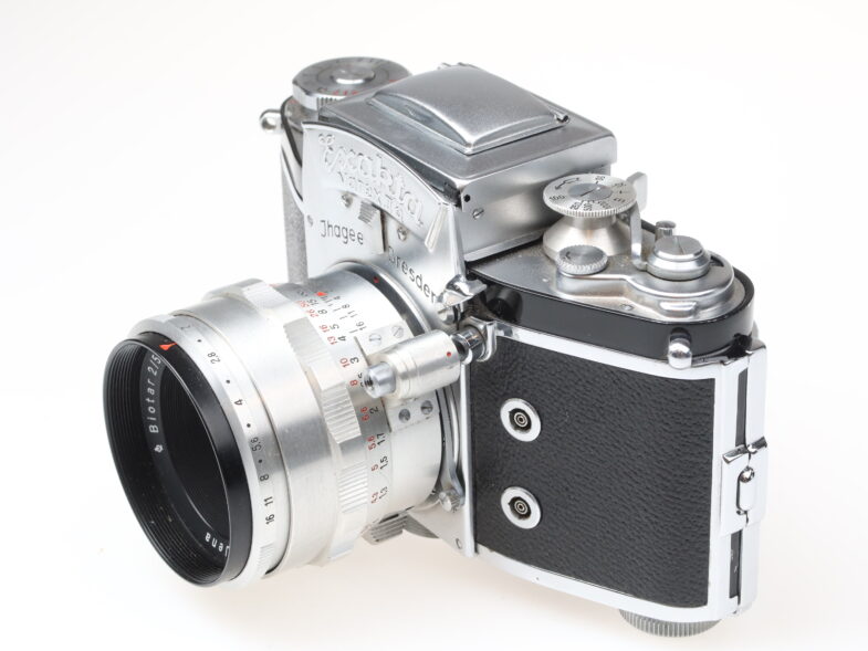 Exakta Varex IIa Kamera Camera Carl Zeiss Biotar 58mm f2 Objektiv 98336 – Bild 3