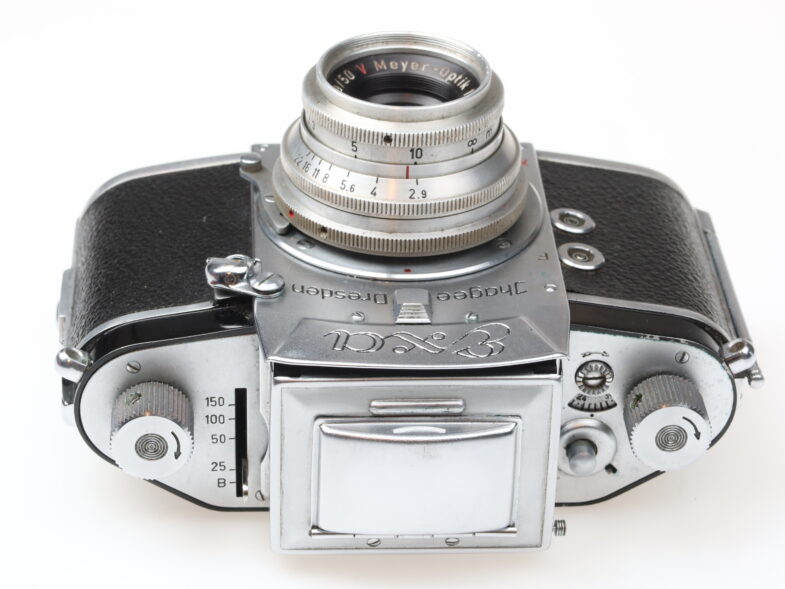 Exa Ihagee Kamera Camera Meyer Trioplan 50mm f2.9 redV Objektiv 98337 – Bild 5