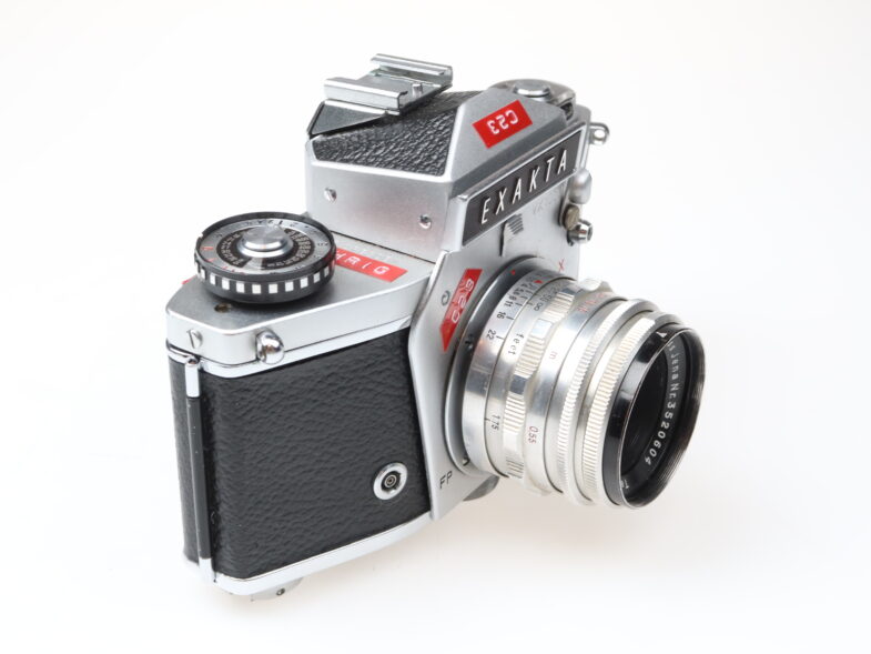 Exakta VX 1000 Kamera Camera RARE Carl Zeiss Tessar 50mm f3.5 redT Objektiv lens 98463 – Bild 2