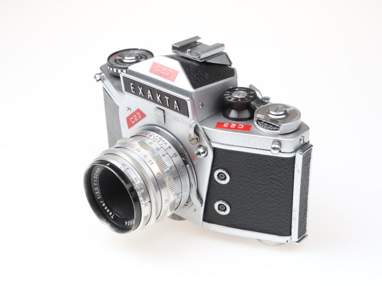 Exakta VX 1000 Kamera Camera RARE Carl Zeiss Tessar 50mm f3.5 redT Objektiv lens 98463 – Bild 3