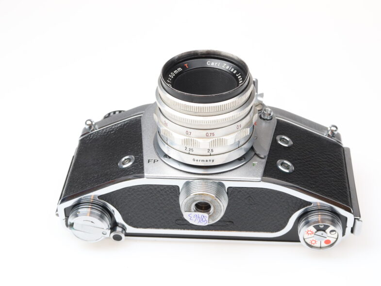 Exakta VX 1000 Kamera Camera RARE Carl Zeiss Tessar 50mm f3.5 redT Objektiv lens 98463 – Bild 6
