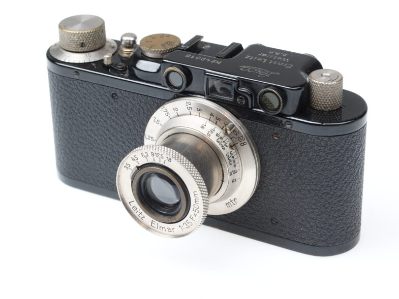 Leica I Umbau II black paint Kamera Camera Nickel Elmar 50mm f3.5 Objektiv Leitz 98512* – Bild 2