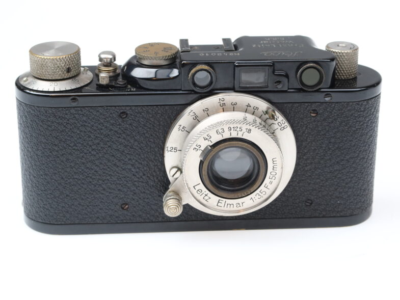 Leica I Umbau II black paint Kamera Camera Nickel Elmar 50mm f3.5 Objektiv Leitz 98512* – Bild 3