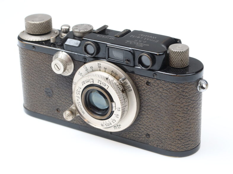 Leica I Umbau III black paint Kamera Camera Nickel Elmar 50mm f3.5 Objektiv Leitz 98519* – Bild 2