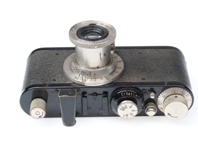 Leica Standard black paint Kamera Camera Nickel Elmar 50mm f3.5 Objektiv Leitz 98513* - Image 5
