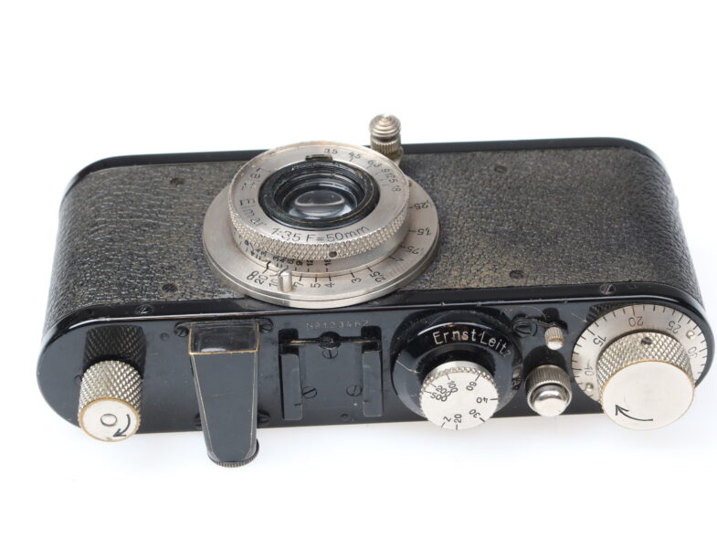 Leica Standard black paint Kamera Camera Nickel Elmar 50mm f3.5 Objektiv Leitz 98513* - Image 6