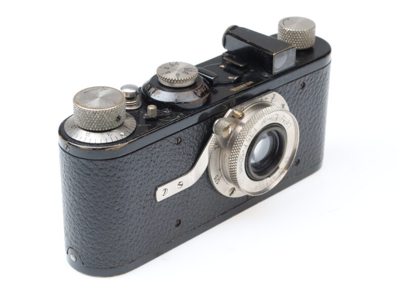 Leica I black paint 1930 Kamera Camera Nickel Elmar 50mm f3.5 Objektiv 98514* - Image 2