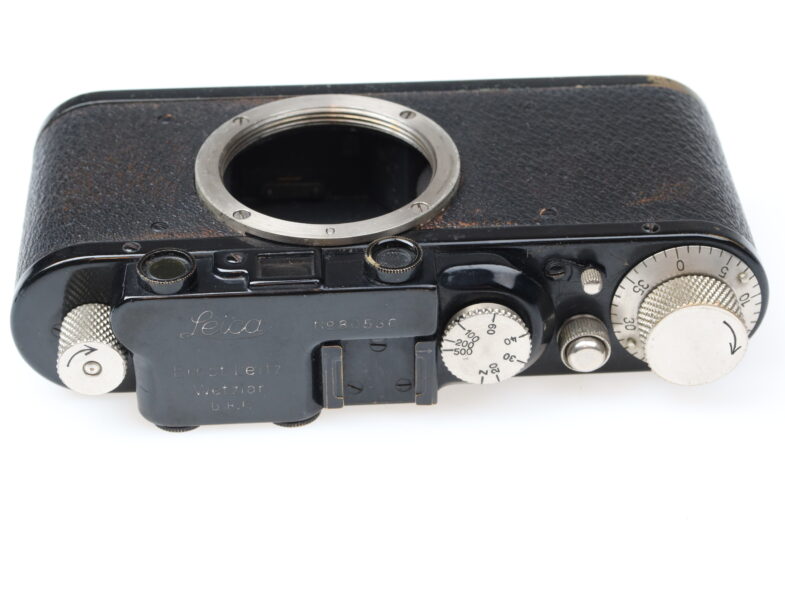 Leica II black paint nickel first batch Kamera Camera auf 0 justiert Leitz 98511 – Bild 5