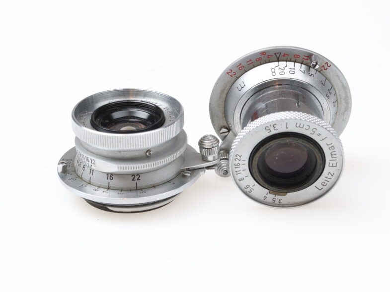 Leica Elmar 50mm f3.5 red scale Summaron 35mm f3.5 M39 98526* – Bild 2