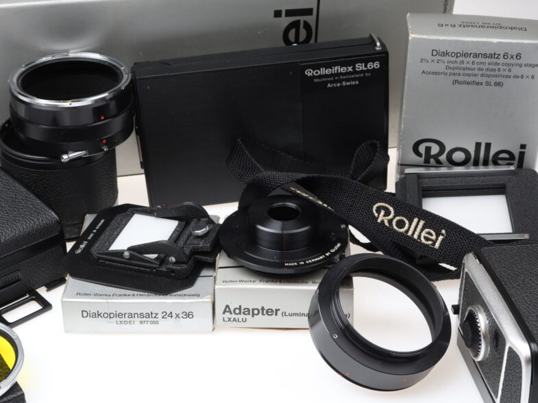 Rolleiflex SL66 Adapter Luminar Diakopieransatz 2x Magazin