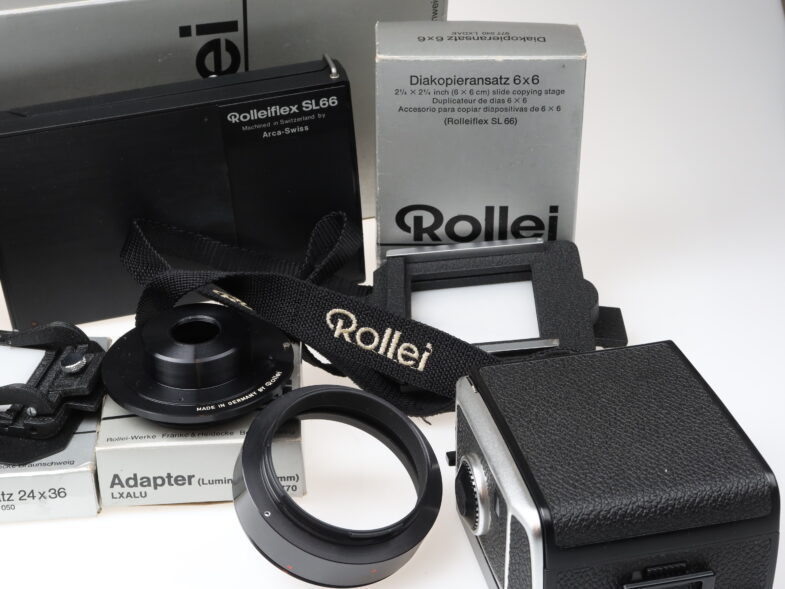 Rolleiflex SL66 Adapter Luminar Diakopieransatz 2x Magazin 98539 – Bild 2