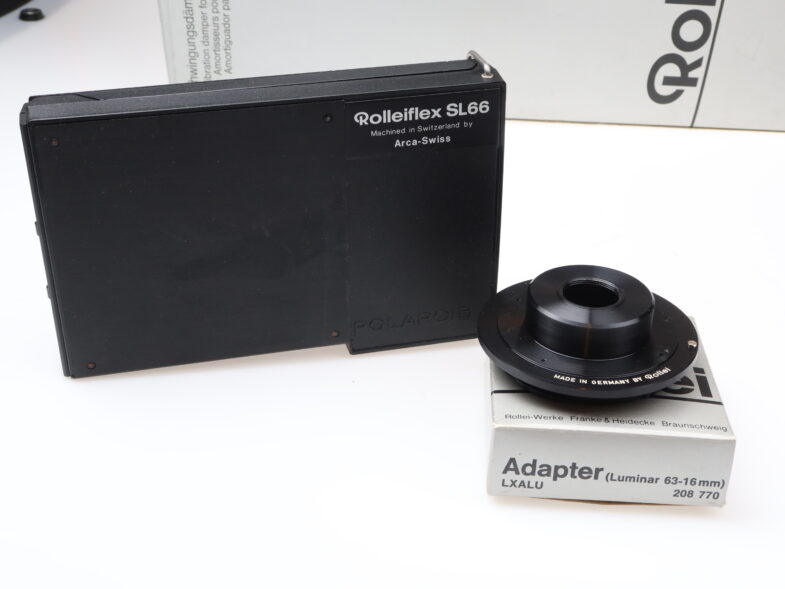 Rolleiflex SL66 Adapter Luminar Diakopieransatz 2x Magazin 98539 – Bild 12