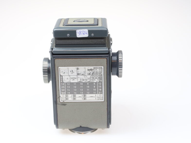 Rollei Rolleiflex 4x4 Baby Kamera grey Schneider Xenar 60mm f3.5 Objektiv 98564 – Bild 4