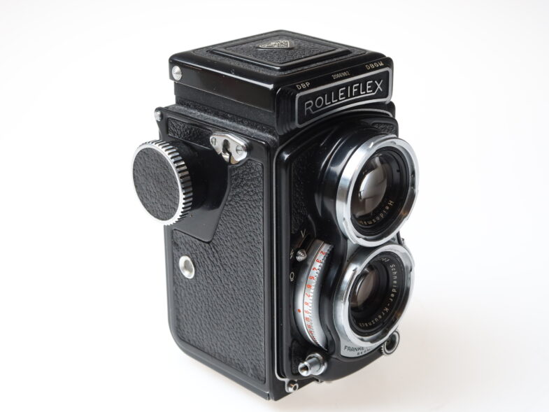 Rolleiflex 4x4 Baby Kamera Xenar 60mm f3.5 Objektiv 98573 near mint – Bild 2