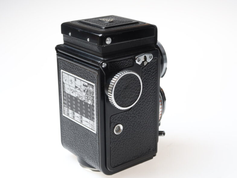 Rolleiflex 4x4 Baby Kamera Xenar 60mm f3.5 Objektiv 98573 near mint – Bild 5