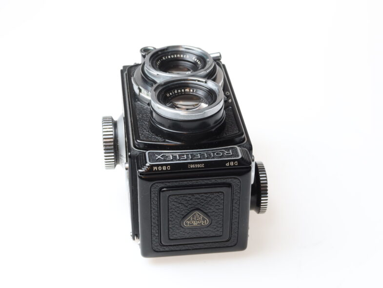 Rolleiflex 4x4 Baby Kamera Xenar 60mm f3.5 Objektiv 98573 near mint – Bild 6
