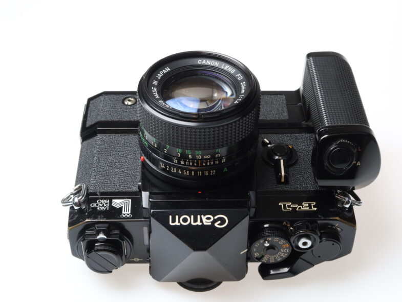 Canon F-1 Kamera lake Placid 1980 50mm f1.4 FD Power winder F 98604 - Image 5