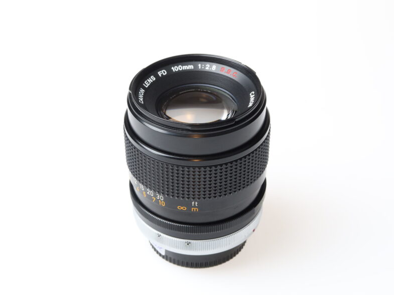 Canon FD 100mm f2.8 SSC Objektiv lens 98602 – Bild 2