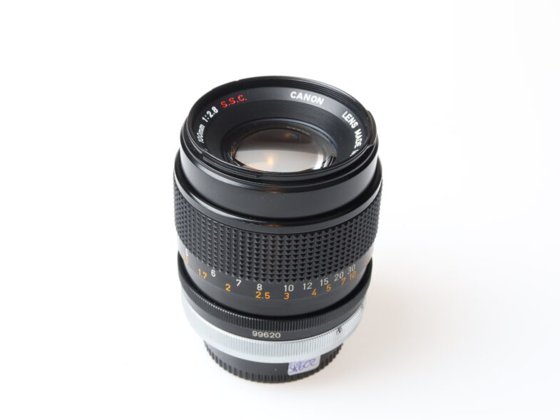 Canon FD 100mm f2.8 SSC Objektiv lens 98602 – Bild 3