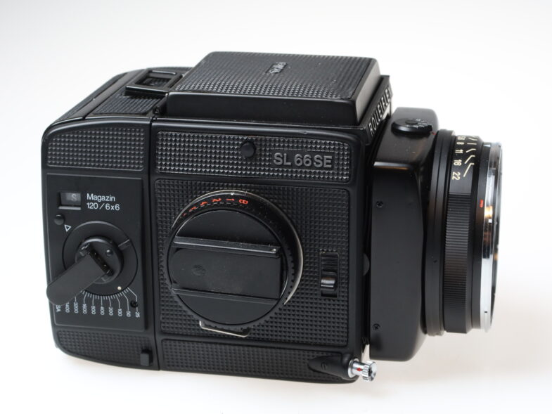 Rolleiflex SL 66SE Kamera Planar 80mm f 2.8 HFT Objektiv Rollei 98220 near mint (Kopie) – Bild 4