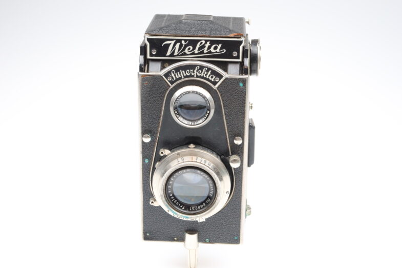 WELTA Superfekta 6x9cm Kamera Trioplan 100mm f3.8 Objektiv 98645 – Bild 3