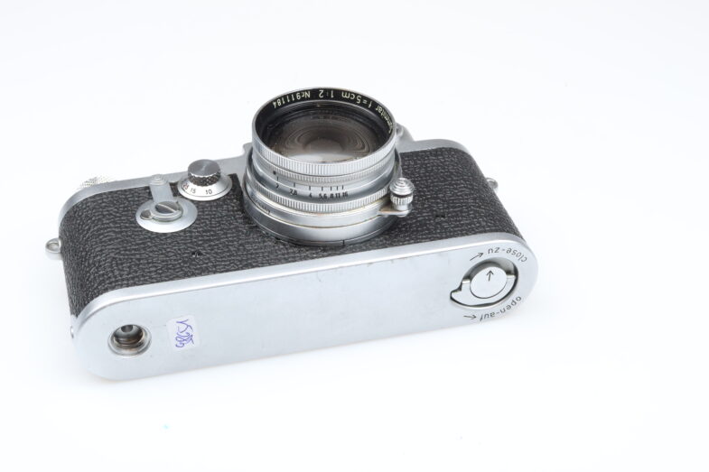 Leica IIIF Vorlaufwerk Kamera Summitar 50mm f2 Objektiv Leitz 98651 – Bild 7