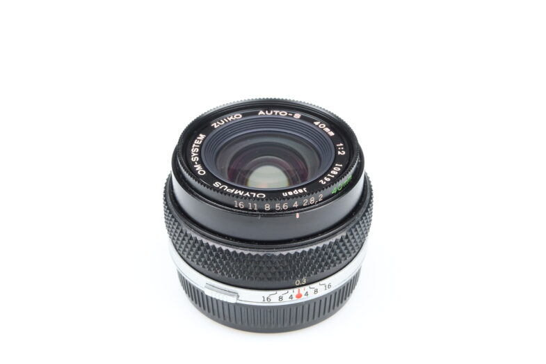 Olympus Pen OM System 40mm f2 Auto-S Zuiko Objektiv lens 98654 near mint - Image 3