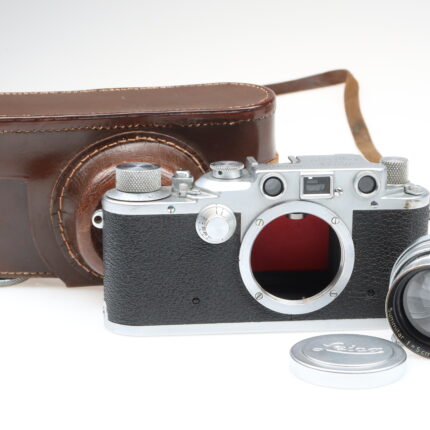 Leica IIIC red curtain 1940 Kamera Camera Summitar 50mm f2 Leitz