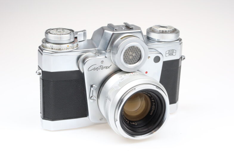 Zeiss Ikon Contarex Bullseye Kamera Planar 50mm f2 Objektiv 98680 – Bild 2