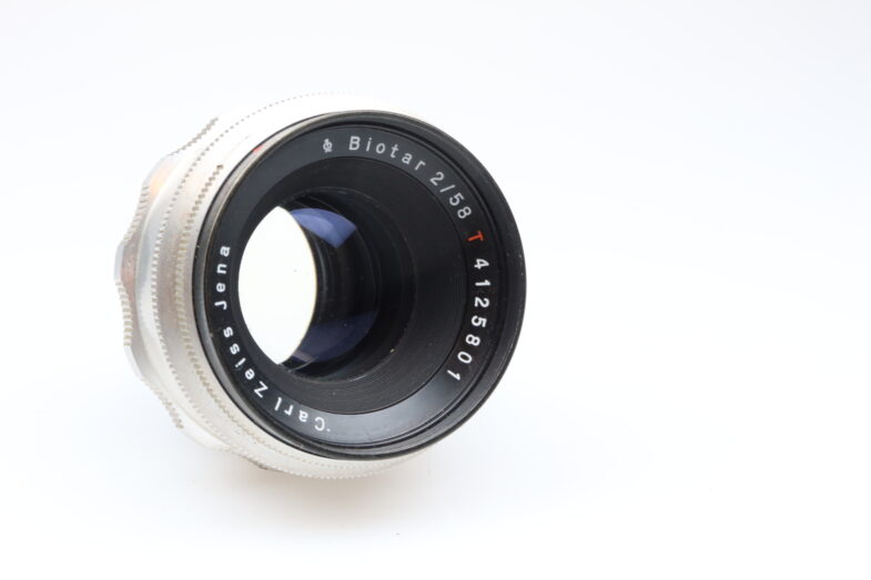 Carl Zeiss Biotar red T 58mm f2 Objektiv Lens M42 Anschluss mount 97602 - Image 6