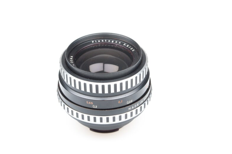 Carl Zeiss Flektogon 35mm f2.8 Zebra Objektiv lens Exa Anschluss 97600 - Image 2