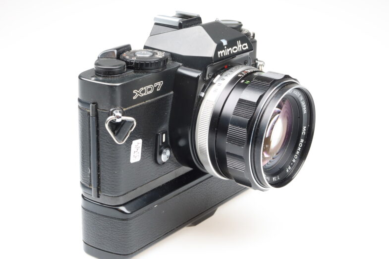 Minolta XD 7 black Kamera camera MC Rokkor PF 58mm f1.4 Objektiv 95414 - Image 5