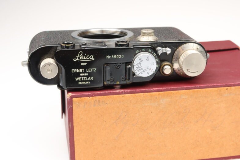 Leica II conversion to Umbau IIIF Kamera camera Leitz 98714 matching Box – Bild 8