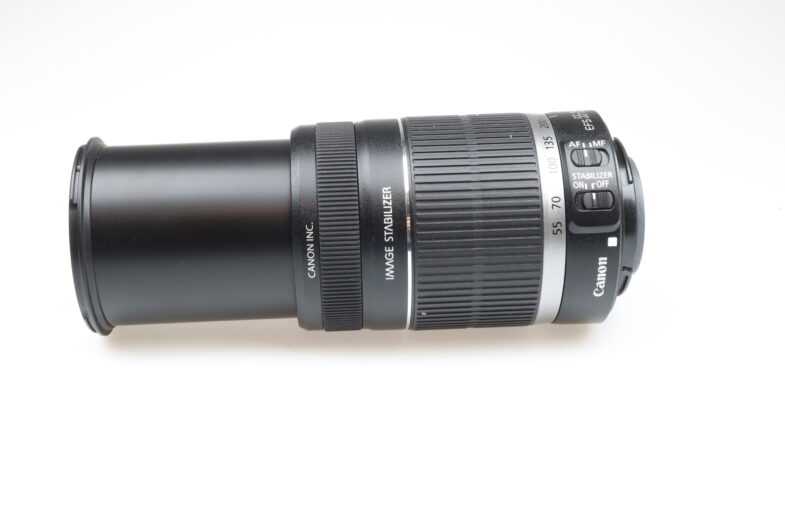 Canon Zoom EF-S 55-250mm f4-5.6 IS Objektiv Lens 98708 near mint - Image 2