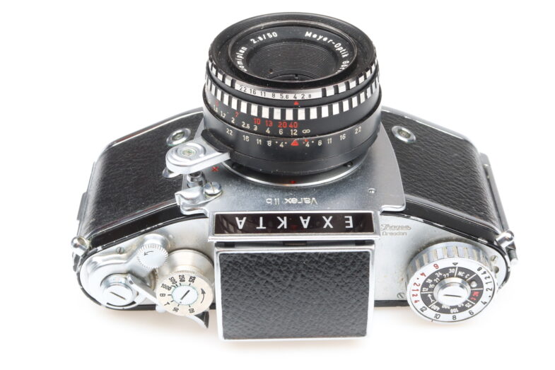 Exakta Varex IIb Kamera Camera Meyer Domiplan 50mm f2.8 Objektiv lens 98632 – Bild 4