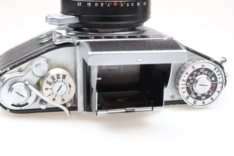 Exakta Varex IIb Kamera Camera Meyer Domiplan 50mm f2.8 Objektiv lens 98632 – Bild 5