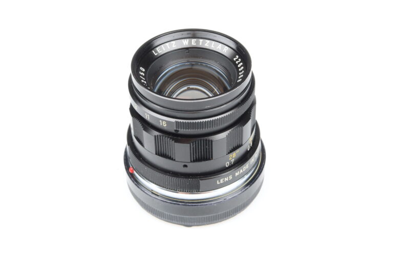 Leica Summicron 50mm f2 Prototype 11817 black chrome EXTREM RARE 98725 near mint – Bild 7