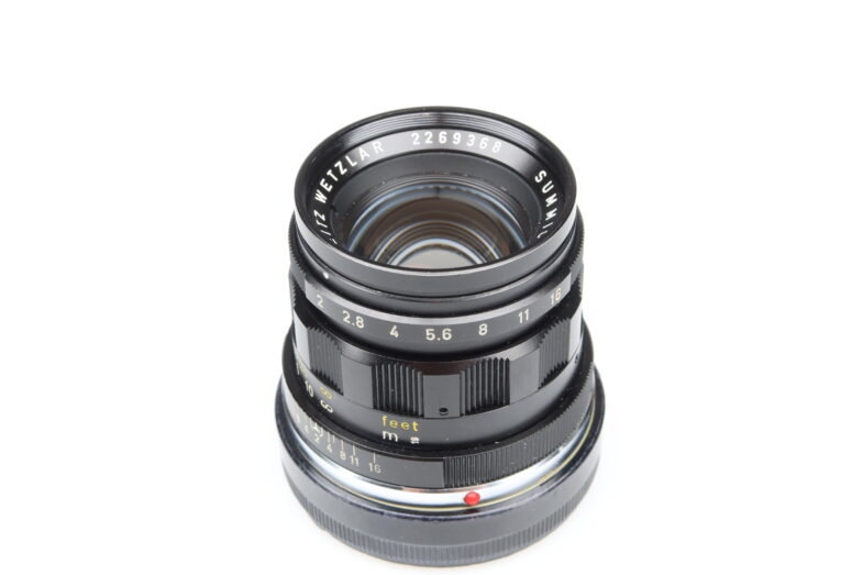Leica Summicron 50mm f2 Prototype 11817 black chrome EXTREM RARE 98725 near mint – Bild 6