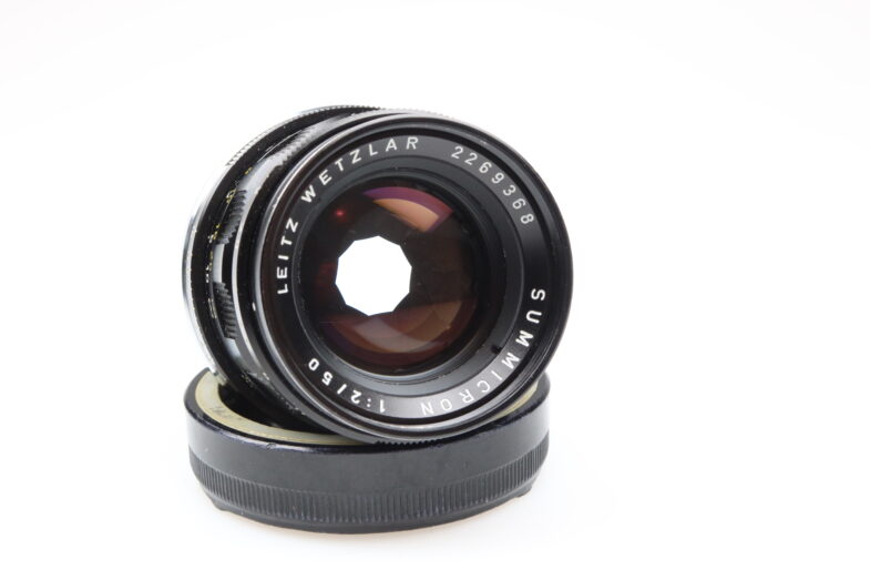 Leica Summicron 50mm f2 Prototype 11817 black chrome EXTREM RARE 98725 near mint – Bild 4