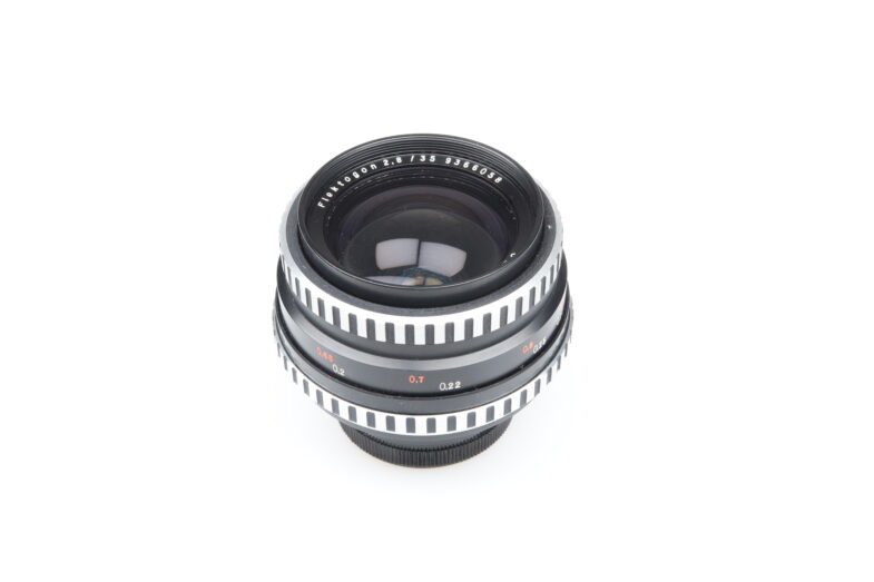 Carl Zeiss Flektogon 35mm f2.8 Zebra Objektiv lens Exa Anschluss 97624 - Image 3