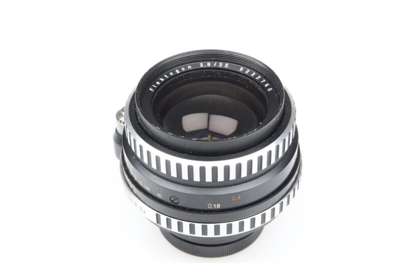 Carl Zeiss Flektogon 35mm f2.8 Zebra Objektiv lens Exa Anschluss 97623 - Image 2